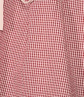 NIA Thomas Pick-A-Boo Gingham Mini Dress