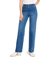 NIC + ZOE 31#double; Denim High Rise Wide Leg Jeans