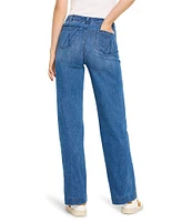 NIC + ZOE 31#double; Denim High Rise Wide Leg Jeans