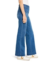 NIC + ZOE 31#double; Denim High Rise Wide Leg Jeans