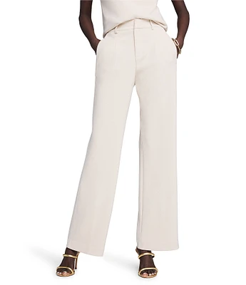 NIC + ZOE 31#double; Knit Scuba Wide-Leg Trouser Pant