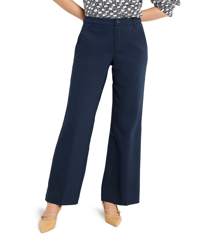 NIC + ZOE 31 Seasonless Cotton Blend Wide Leg Trouser