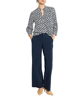 NIC + ZOE 31 Seasonless Cotton Blend Wide Leg Trouser
