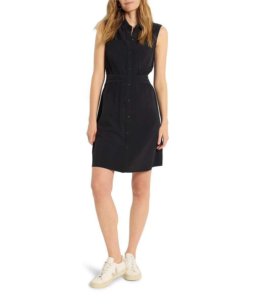 NIC + ZOE Active Tech Stretch Collar Neck Sleeveless Dress