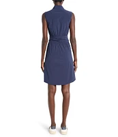 NIC + ZOE Active Tech Stretch Collar Neck Sleeveless Dress