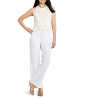 NIC + ZOE Anytime Sequin Round Neck Sleeveless Tank