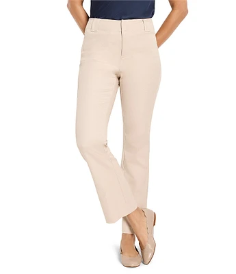 NIC + ZOE Bi-Stretch Cotton Plaza Demi Boot Ankle Pants
