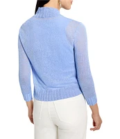 NIC + ZOE Bolero Lightweight Knit Open Front 3/4 Sleeve Cardigan