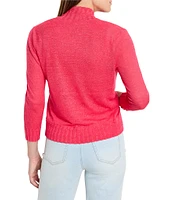 NIC + ZOE Bolero Lightweight Knit Open Front 3/4 Sleeve Cardigan