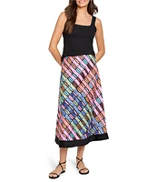 NIC + ZOE Bubble Knit Square Neck Sleeveless Tank