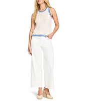 NIC + ZOE Coastline Knit Round Neck Sleeveless Tank