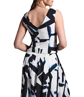 NIC + ZOE Coordinating Iconic Letterpress V-Neck Sleeveless Top