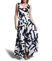NIC + ZOE Coordinating Iconic Letterpress V-Neck Sleeveless Top
