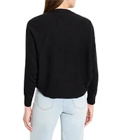 NIC + ZOE Cotton Cashmere Blend Open Front Long Sleeve Shrug Cardigan