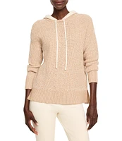 NIC + ZOE Cozy Cable Knit Long Sleeve Hooded Sweater