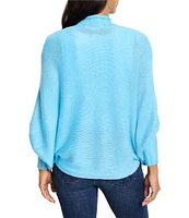 NIC + ZOE Cozy Crush Knit Open Front Long Dolman Sleeve Cardigan