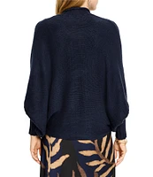 NIC + ZOE Cozy Crush Knit Open Front Long Dolman Sleeve Cardigan