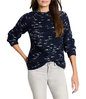 NIC + ZOE Cozy Knit Crew Neck Long Sleeve Sweater