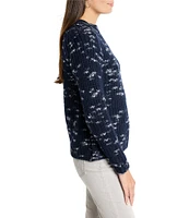 NIC + ZOE Cozy Knit Crew Neck Long Sleeve Sweater