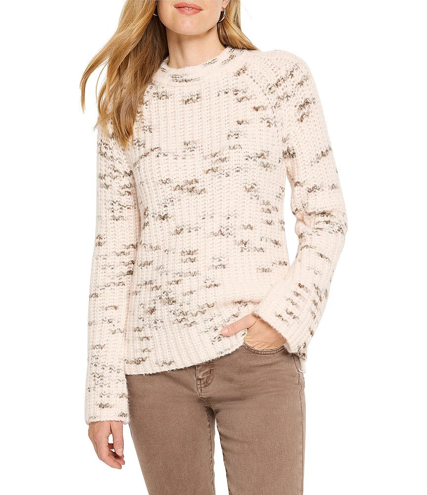 NIC + ZOE Cozy Knit Crew Neck Long Sleeve Sweater