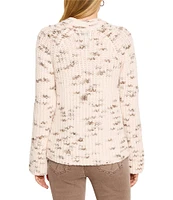 NIC + ZOE Cozy Knit Crew Neck Long Sleeve Sweater