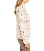 NIC + ZOE Cozy Knit Crew Neck Long Sleeve Sweater