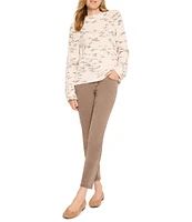 NIC + ZOE Cozy Knit Crew Neck Long Sleeve Sweater