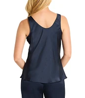 NIC + ZOE Day Gloss Scoop Neck Sleeveless Tank