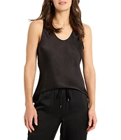 NIC + ZOE Day Gloss Scoop Neck Sleeveless Tank