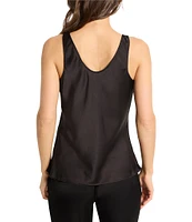 NIC + ZOE Day Gloss Scoop Neck Sleeveless Tank