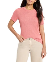 NIC + ZOE Easy Knit Scoop Neck Short Sleeve Tee