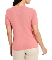NIC + ZOE Easy Knit Scoop Neck Short Sleeve Tee