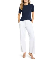 NIC + ZOE Easy Knit Scoop Neck Short Sleeve Tee