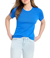 NIC + ZOE Easy Knit Scoop Neck Short Sleeve Tee