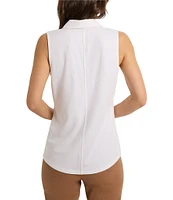NIC + ZOE Easy Split Collar Sleeveless Tank