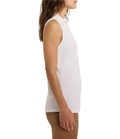 NIC + ZOE Easy Split Collar Sleeveless Tank