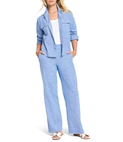 NIC + ZOE Eliot Linen Wide Leg Pants