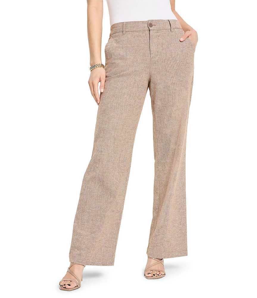 NIC + ZOE Eliot Linen Wide Leg Pants