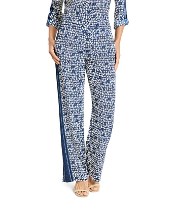 NIC + ZOE Etched Angles Wide Leg Coordinating Pants