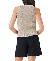 NIC + ZOE Jersey Knit Round Neck Sleeveless Coordinating Tank