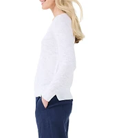 NIC + ZOE Knit V-Neck Long Sleeve Sweater