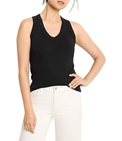 NIC + ZOE Knit V-Neck Sleeveless Tank