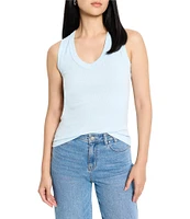 NIC + ZOE Knit V-Neck Sleeveless Tank