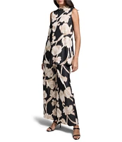 NIC + ZOE Midnight Florals Wide Leg Pants
