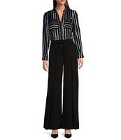 NIC + ZOE Milan Aaron Flat Front Wide Leg Pant