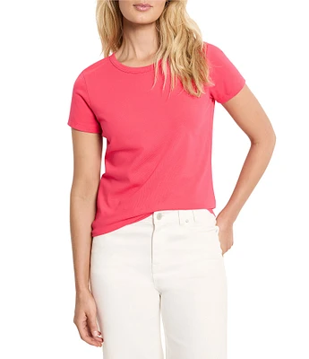 NIC + ZOE Perfect Knit Crew Neck Short Sleeve T-Shirt