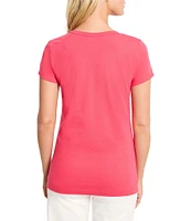 NIC + ZOE Perfect Knit Crew Neck Short Sleeve T-Shirt