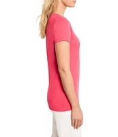 NIC + ZOE Perfect Knit Crew Neck Short Sleeve T-Shirt