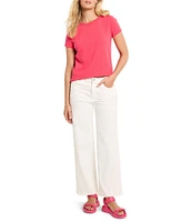 NIC + ZOE Perfect Knit Crew Neck Short Sleeve T-Shirt
