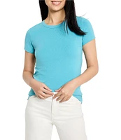 NIC + ZOE Perfect Knit Crew Neck Short Sleeve T-Shirt